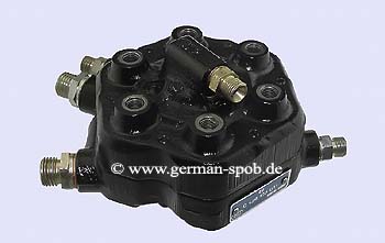 0438100011 Divisor de flujo Bosch  | Mercedes M110 280 SE W123 W116 R107 C107 W460 | regenerada 0 438 100 011 Bosch 0438100011, 0438100036, 0 438 100 011, 0 438 100 036 Mercedes C123 280CE, G-KLASSE W460 280 GE, KOMBI S123 280 TE, S-KLASSE W116 280 SE SEL, SL R107 280, SL COUPE C107 280 SLC, W123 280E mit dem Motor M110