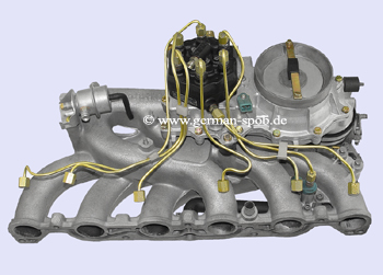 0438100084 Divisor de flujo Bosch  | Mercedes M110 280 SE W123 W116 R107 C107 W460 | regenerada 0 438 100 084 Bosch 0438100084, 0986438084, 0 438 100 084, 0 986 438 084 Mercedes W123, W116, R107, C107, W460 mit M110